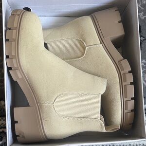 Tan boots